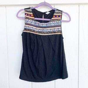 Anthropologie Akemi Kin Tula Embroidered Top XSP